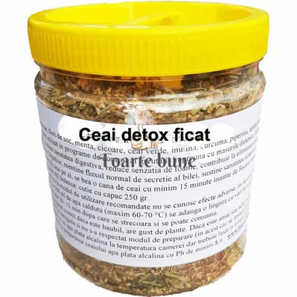 Ceai detox ficat